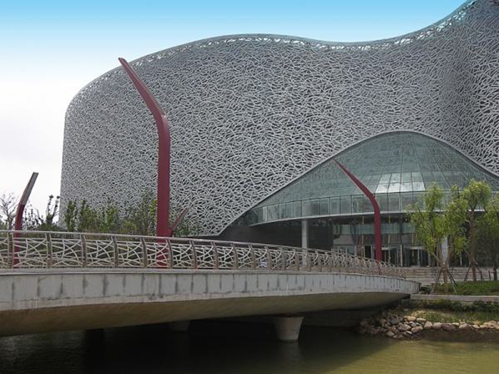 鏤空鋁單板，紅井鋁業(yè)鏤空鋁單板案例