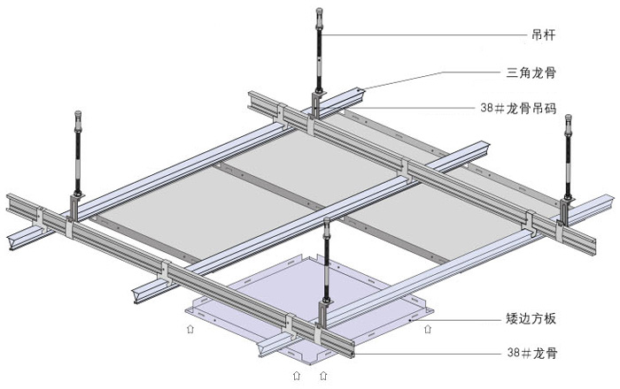 鋁扣板 穿孔鋁扣板節(jié)點(diǎn)圖